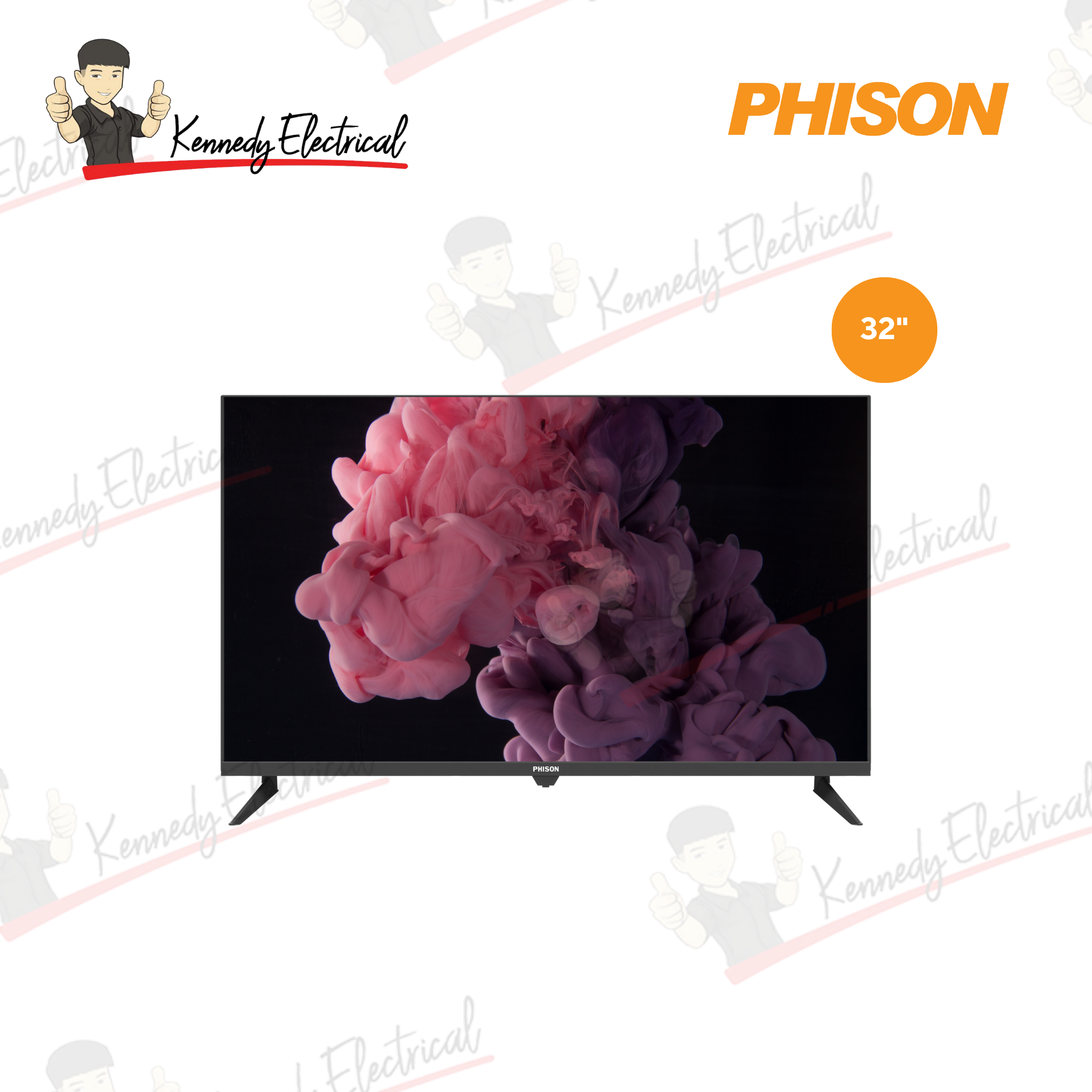 Phison 32" HD LED TV Slim Bezel PTV-P3230