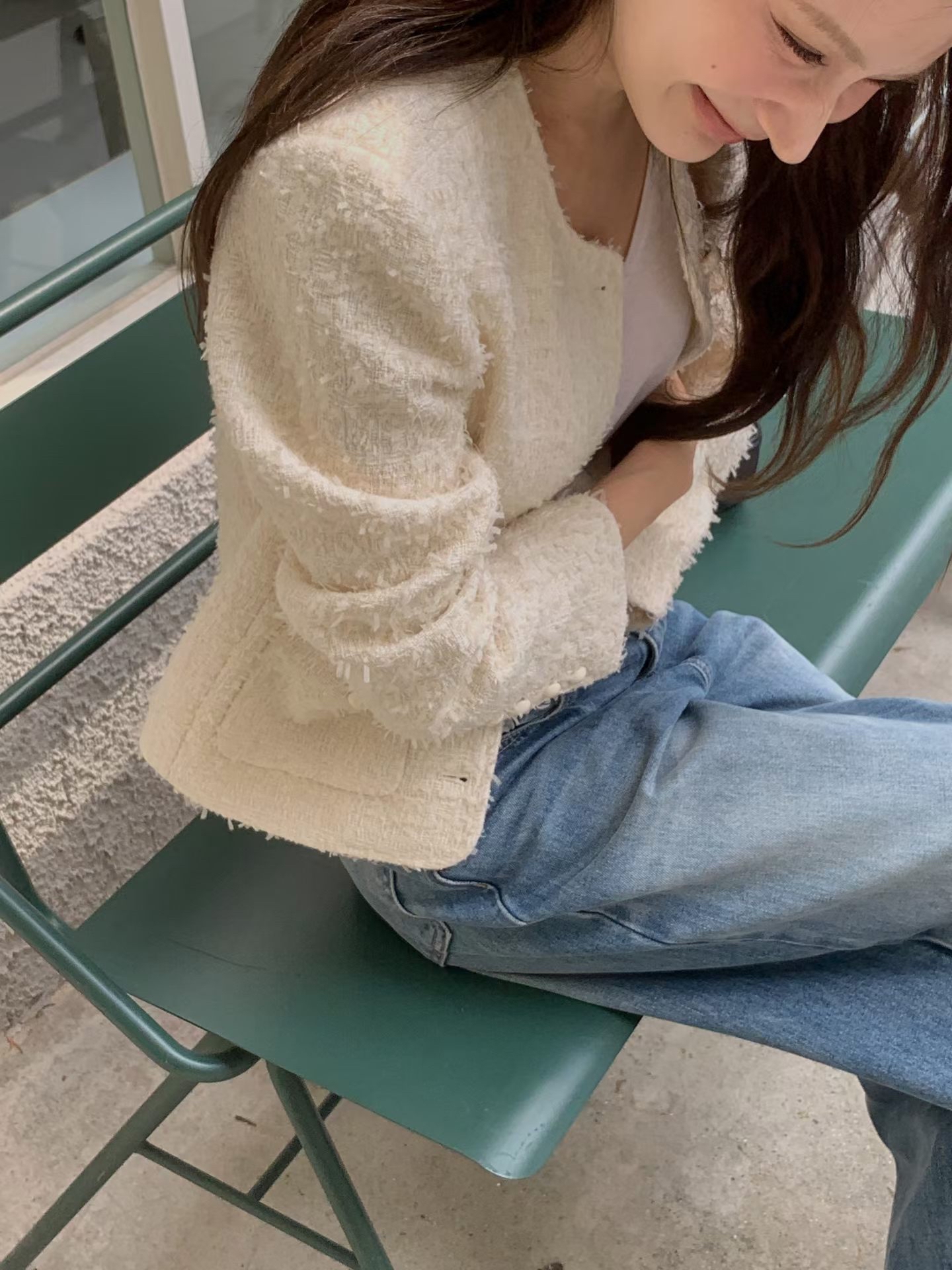 小香風軟呢外套 