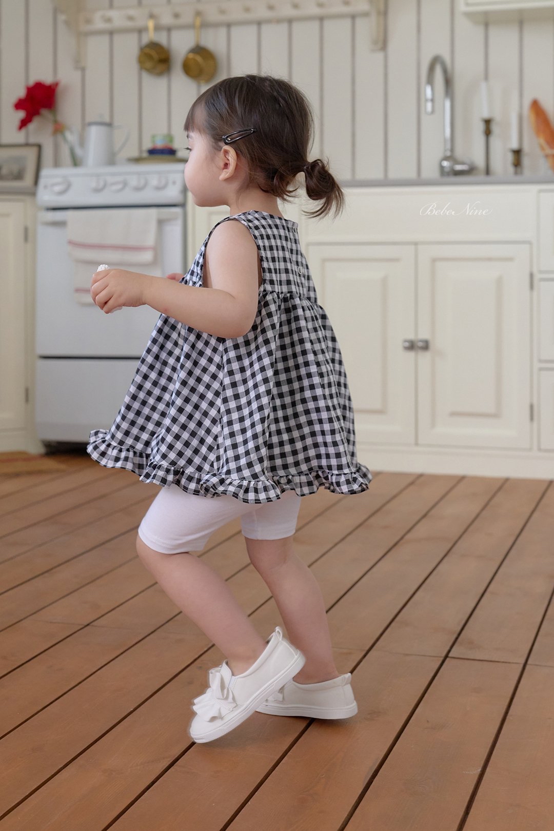 ☀️預訂 韓國直送☀️🇰🇷Bebenine三色格紋荷葉邊背心