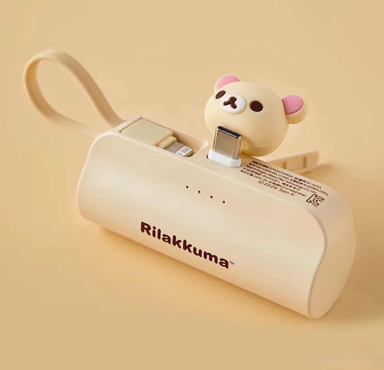 RK 韓國版鬆弛熊外置快充充電器（全2款）