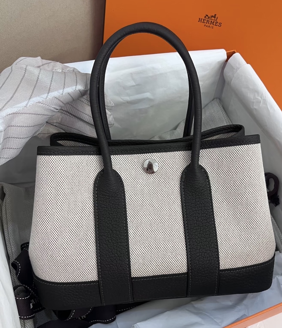 Mini Garden Party 黑白熊貓色 帆布 K Stamp