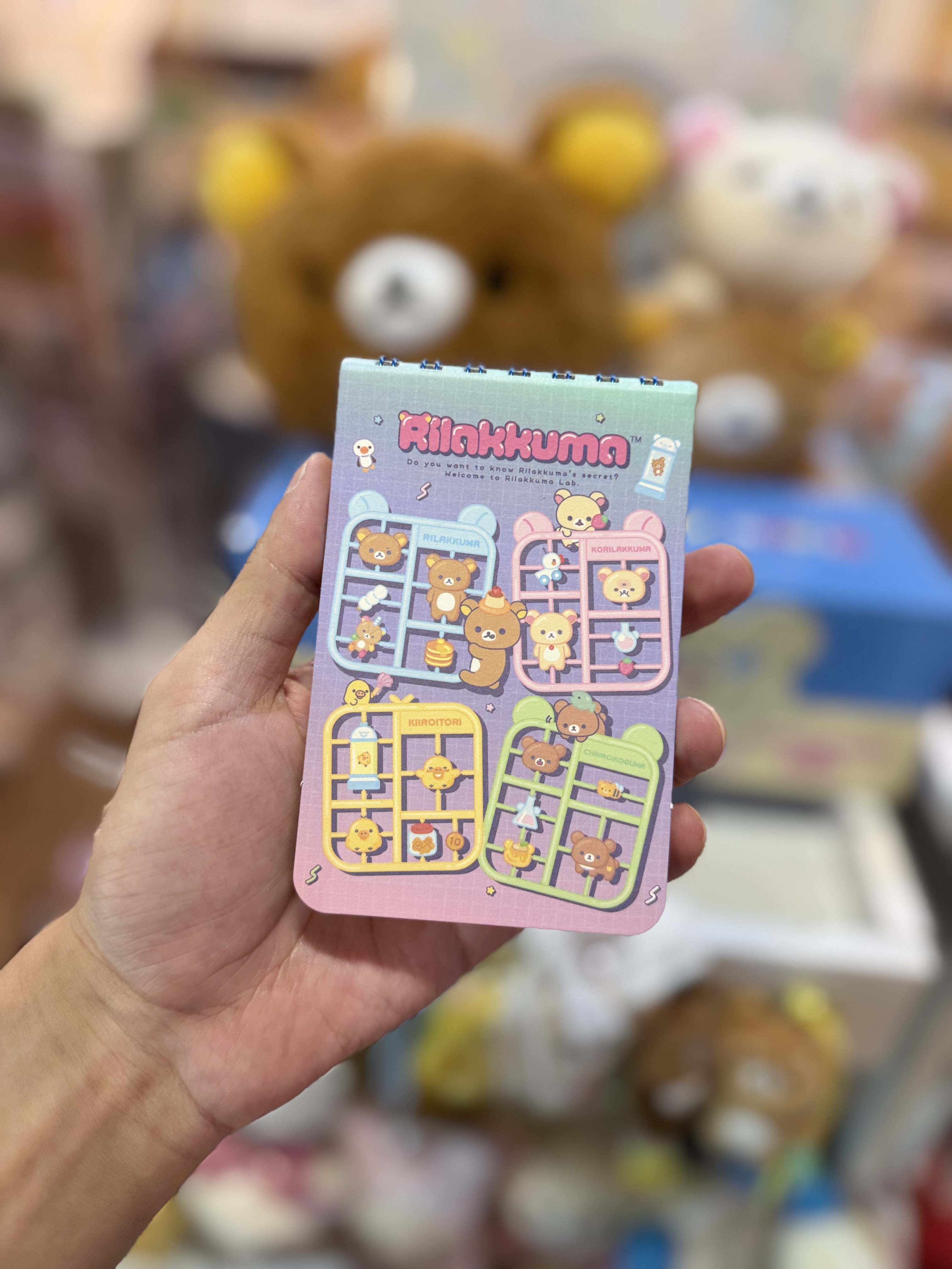 《現貨》全新rilakkuma 實驗室系列細圈簿