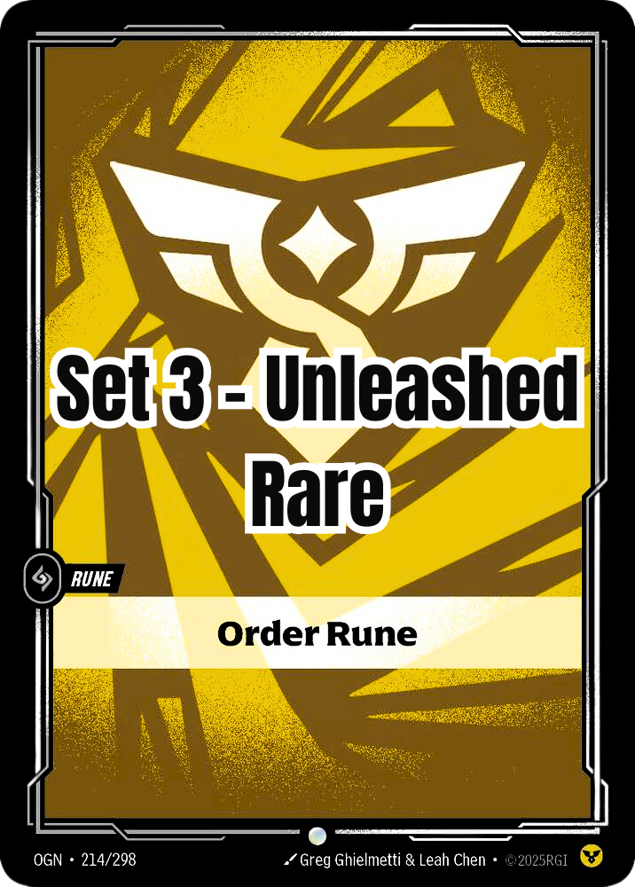 Unleashed - Rare - Order Rune (Set 3)