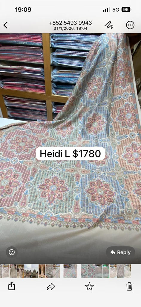 2026群內搶購披肩Pashmina/Wool blend shawl 