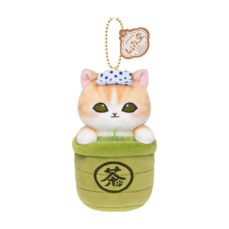 🌸 【預訂】mofusand 綠茶熱飲 公仔掛飾 - mofusand 5/6新品