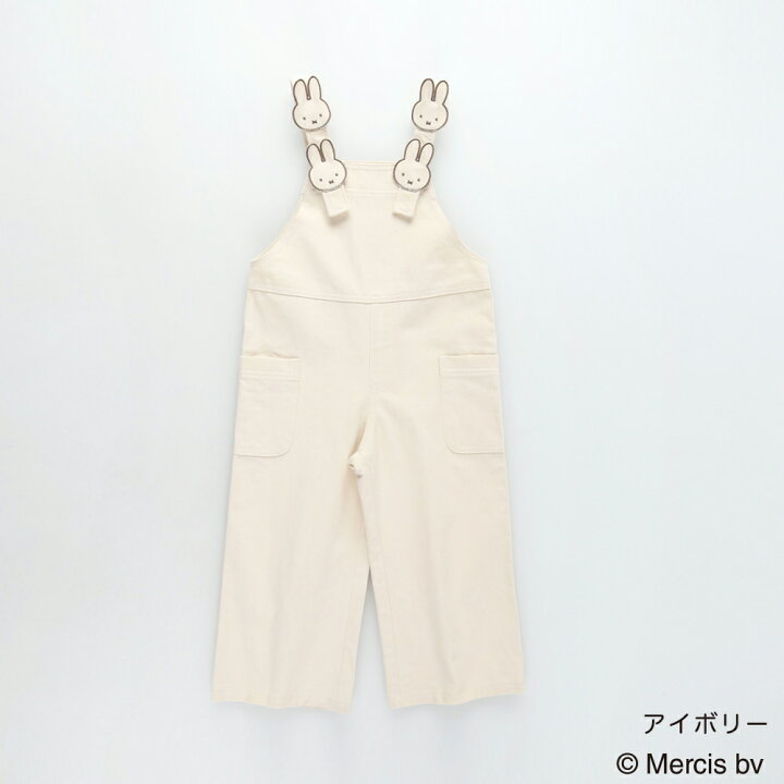 🇯🇵預訂 日本直送🇯🇵Branshes x Miffy系列人物刺繡貼花吊帶連身褲