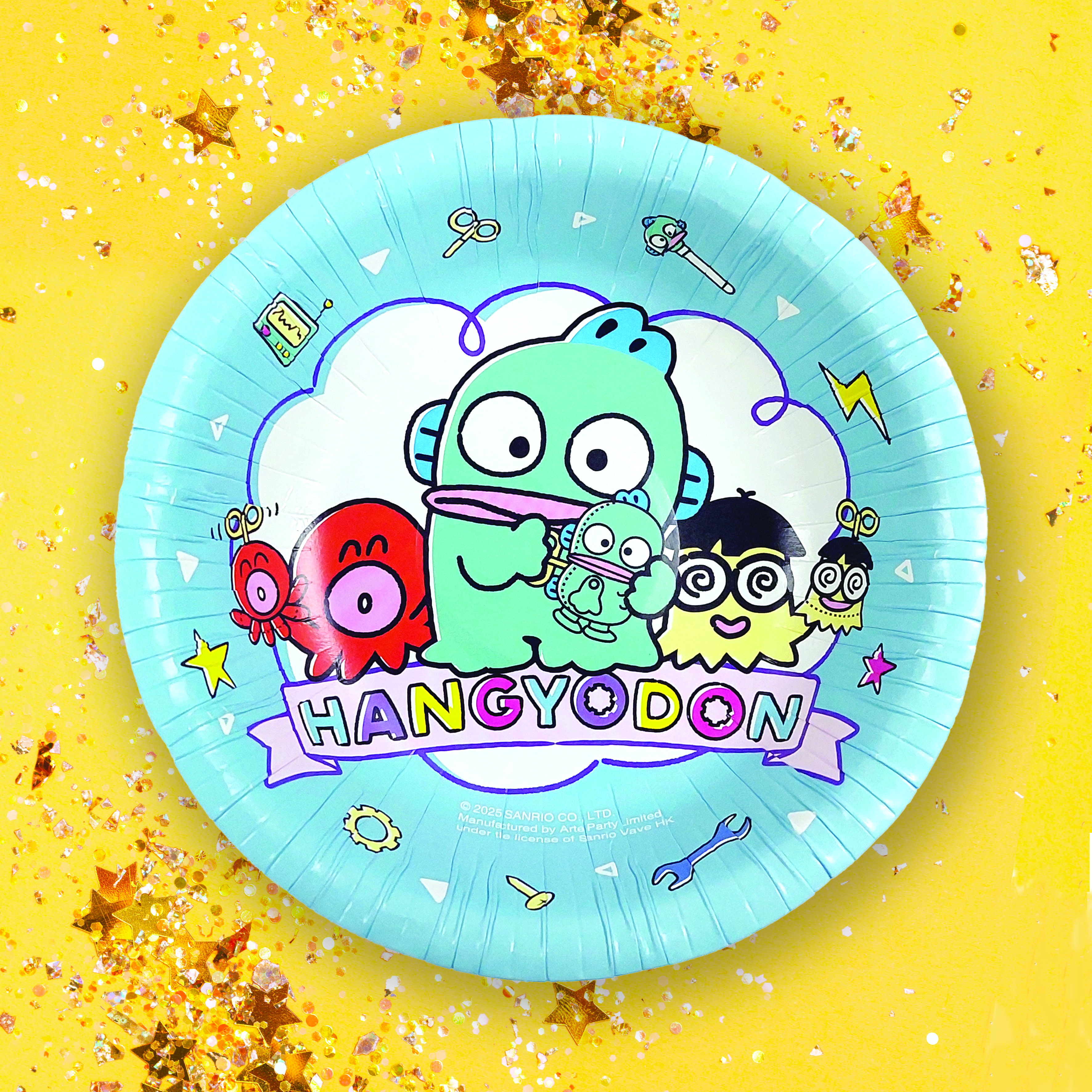 Sanrio Hangyodon 水怪 16.5cm Paper Bowl  [Licensed by Sanrio]