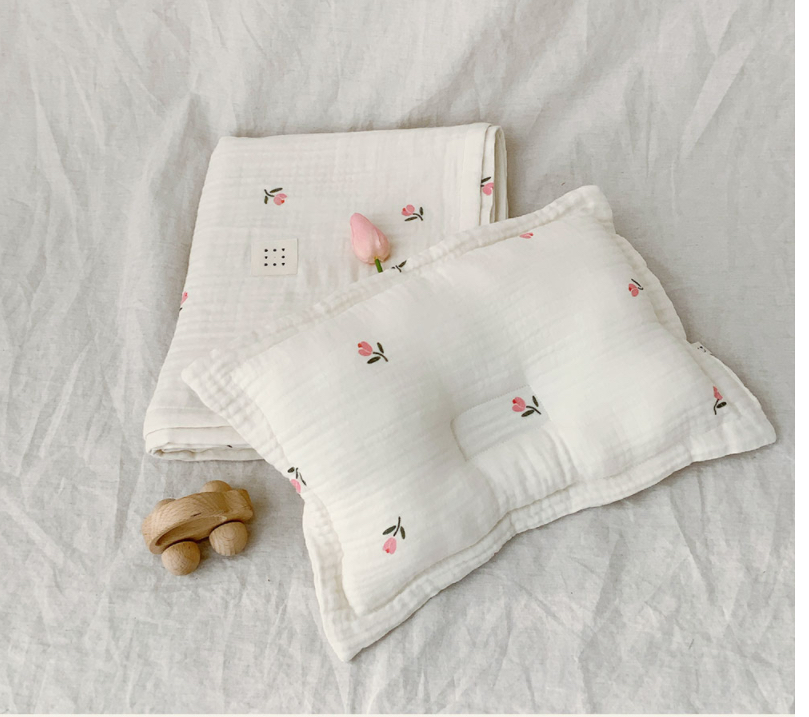 Dottodot Print Flowers Pillow
