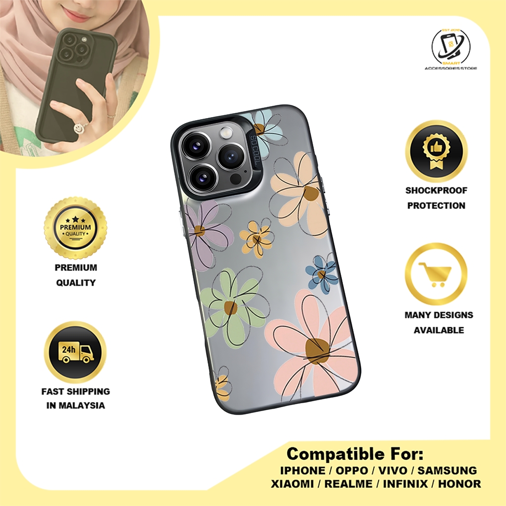 IMD CASE PHONE FOR INFINIX - DESIGN FLOWER F