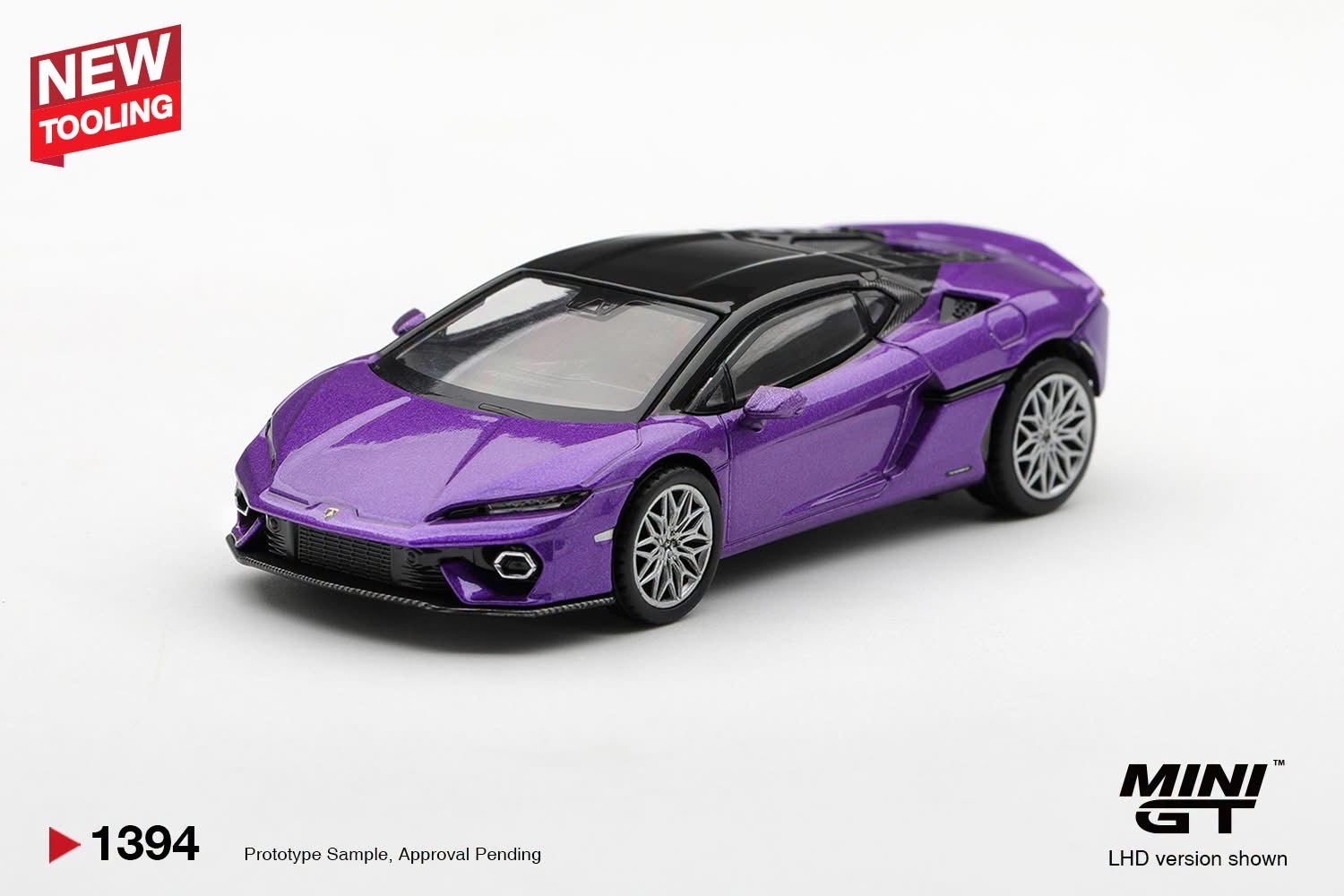 (預訂 Pre Order) Mini GT ( MGT01394-R ) Lamborghini Temerario Viola Pasifae