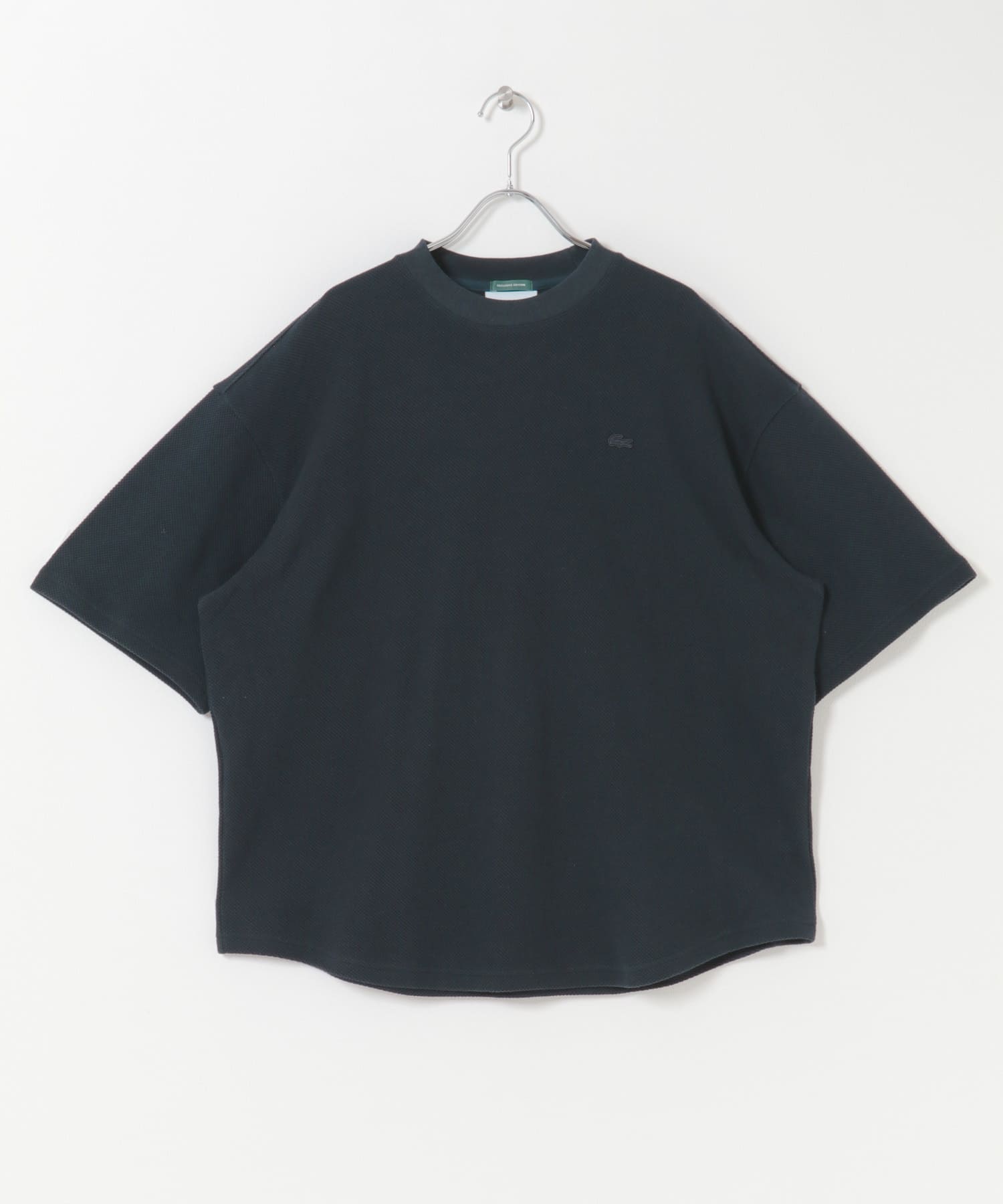 LACOSTE×DOORS THICK PIQUE ROUND SHORT-SLEEVE