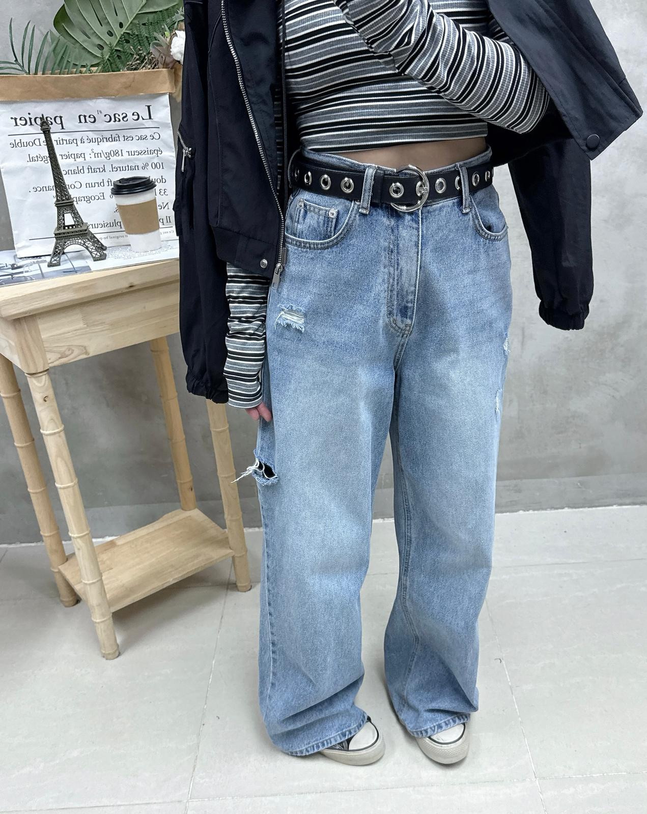 G01 大領橫間棉質Top