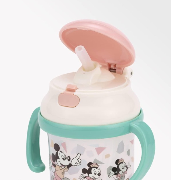 日本直送🇯🇵Skater x Disney Baby 雙手柄吸管水樽 230ml