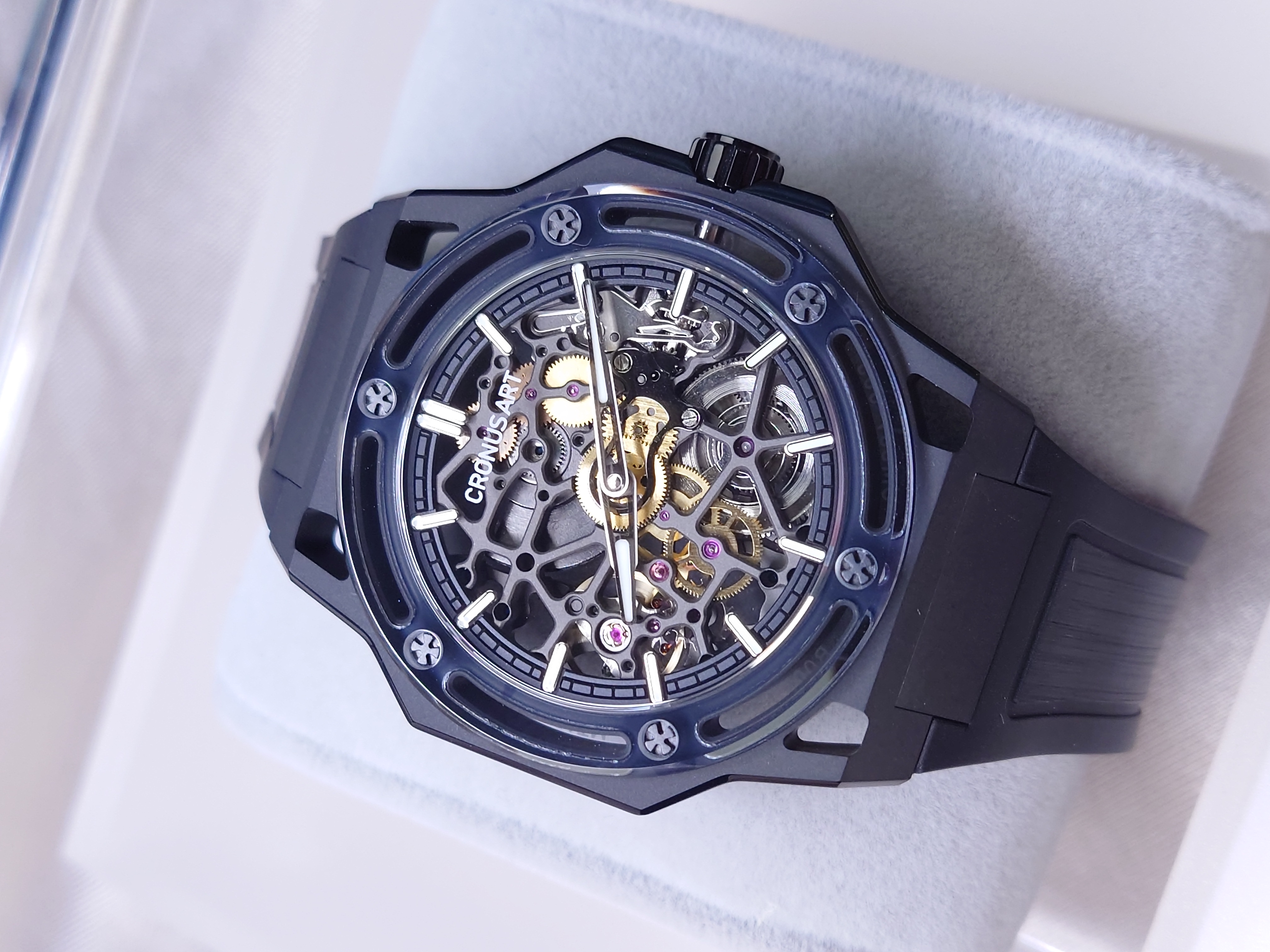 Cronus Art 探險者珍珠陀機械表 Black