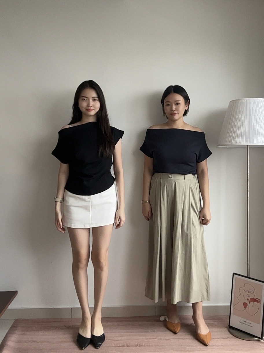 T4406 Boat Neck Ruched Top - 3 Colors 