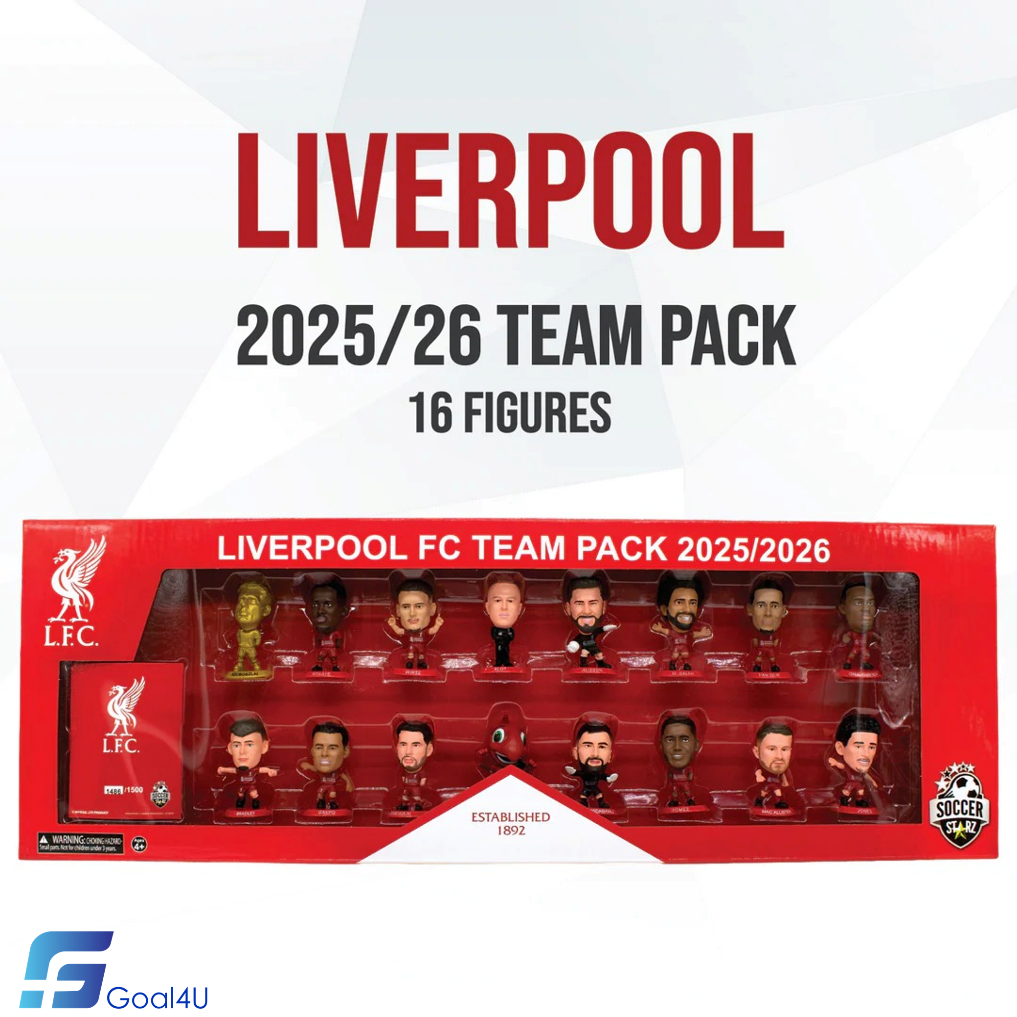 #現貨 傳奇謝幕，紅軍之王：利物浦 Mo Salah 官方紀念人偶系列