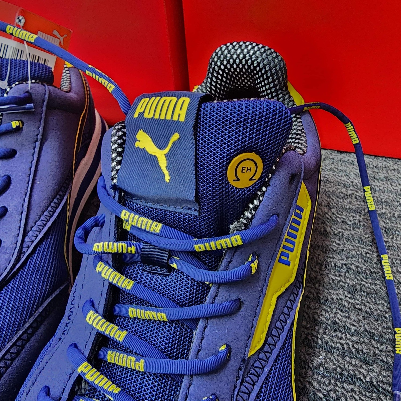 PUMA Safety 64.471.0 Rider Blue Low Cut Electrical Hazard EH Lace 644710 