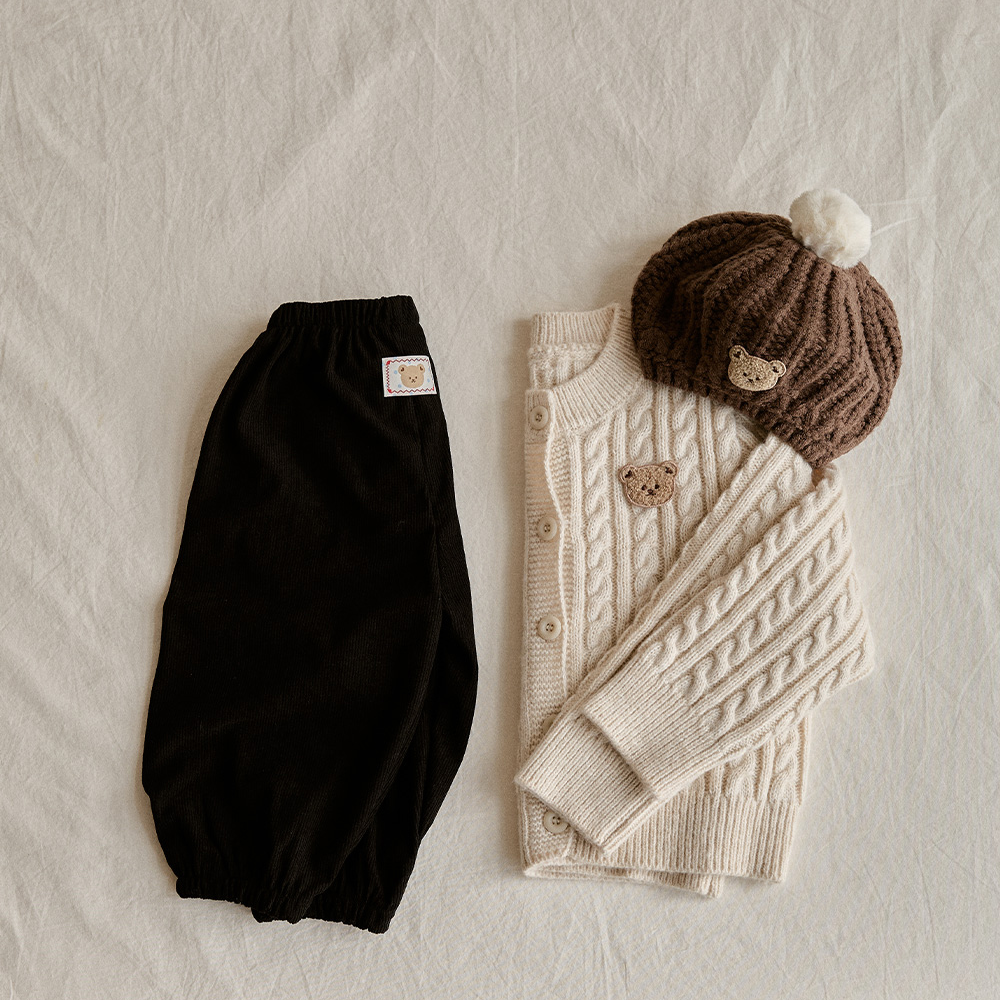 25F/W DTD冬日暖暖系列-針織麻花開襟衫 