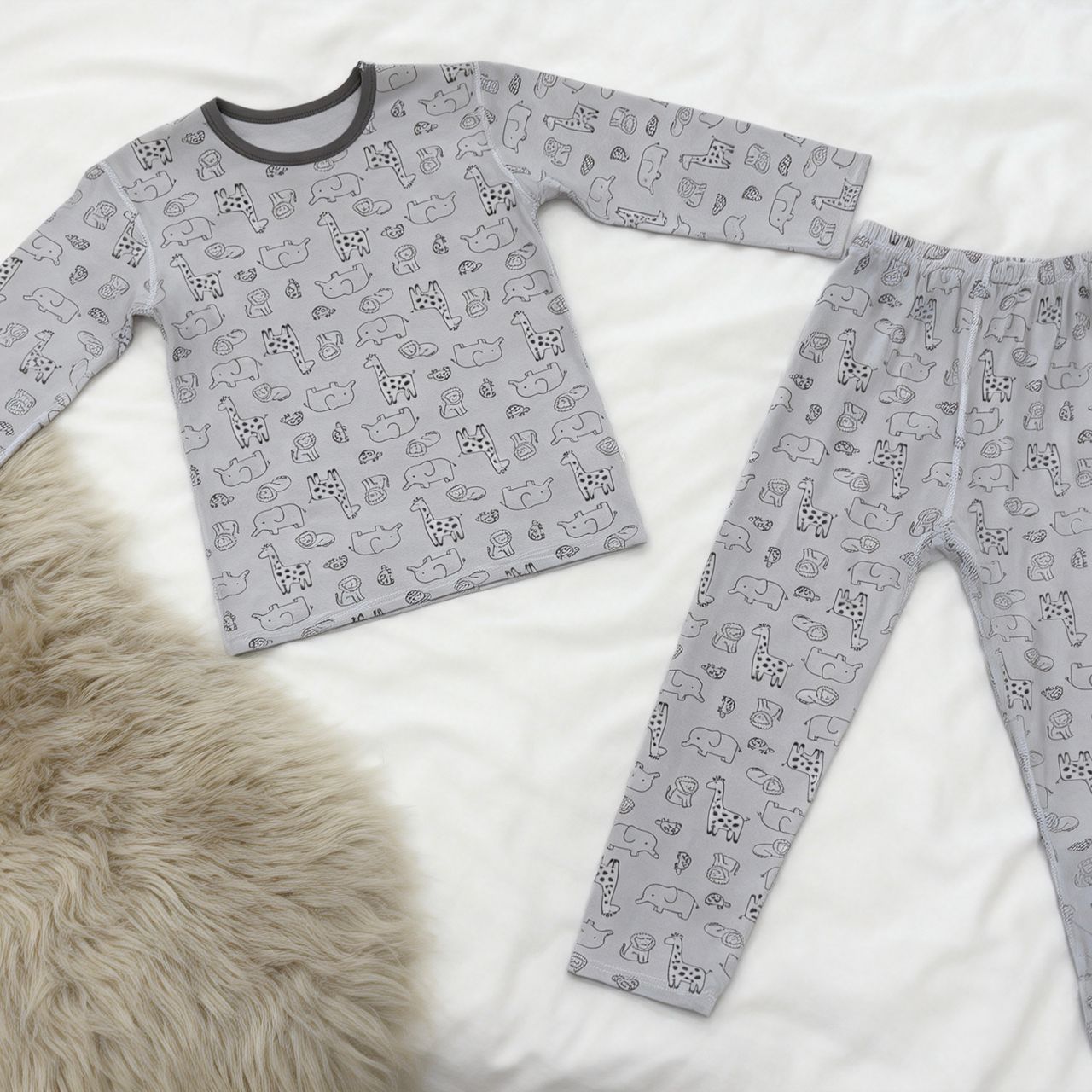 42097406 | Animal Print Pajama Set