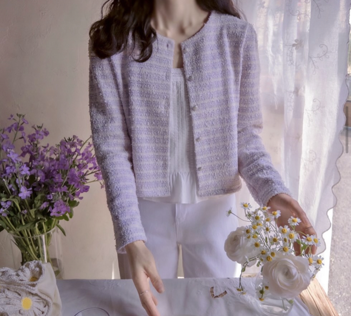 ♡ 高 貴 橫 間 外 套 。