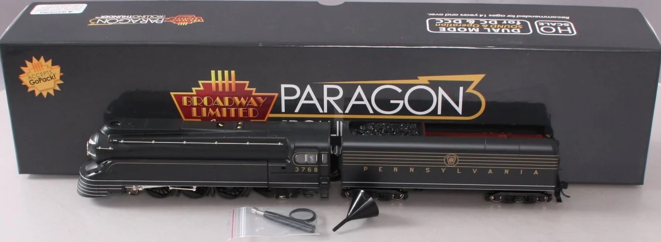 BROADWAY LIMITED PRR K4s Streamlined Steam DCC Sound and Smoke