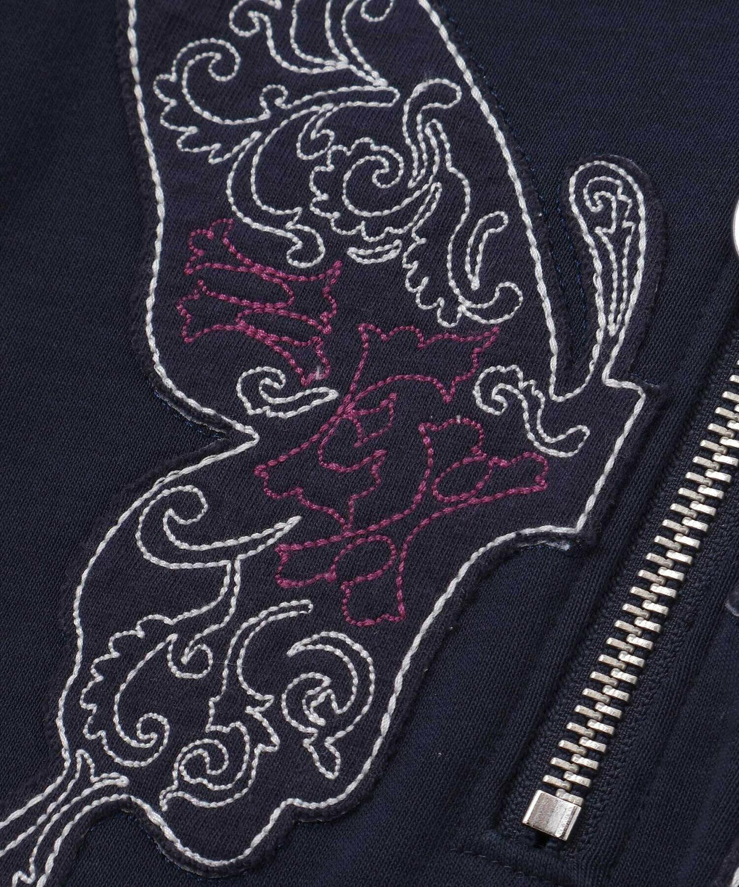 🆕【⭐訂購⭐】 🇯🇵日本直送 🌀蝴蝶貼片刺繡 連帽抓絨連身裙［2款選］🌀[ELBA-0193][260307]