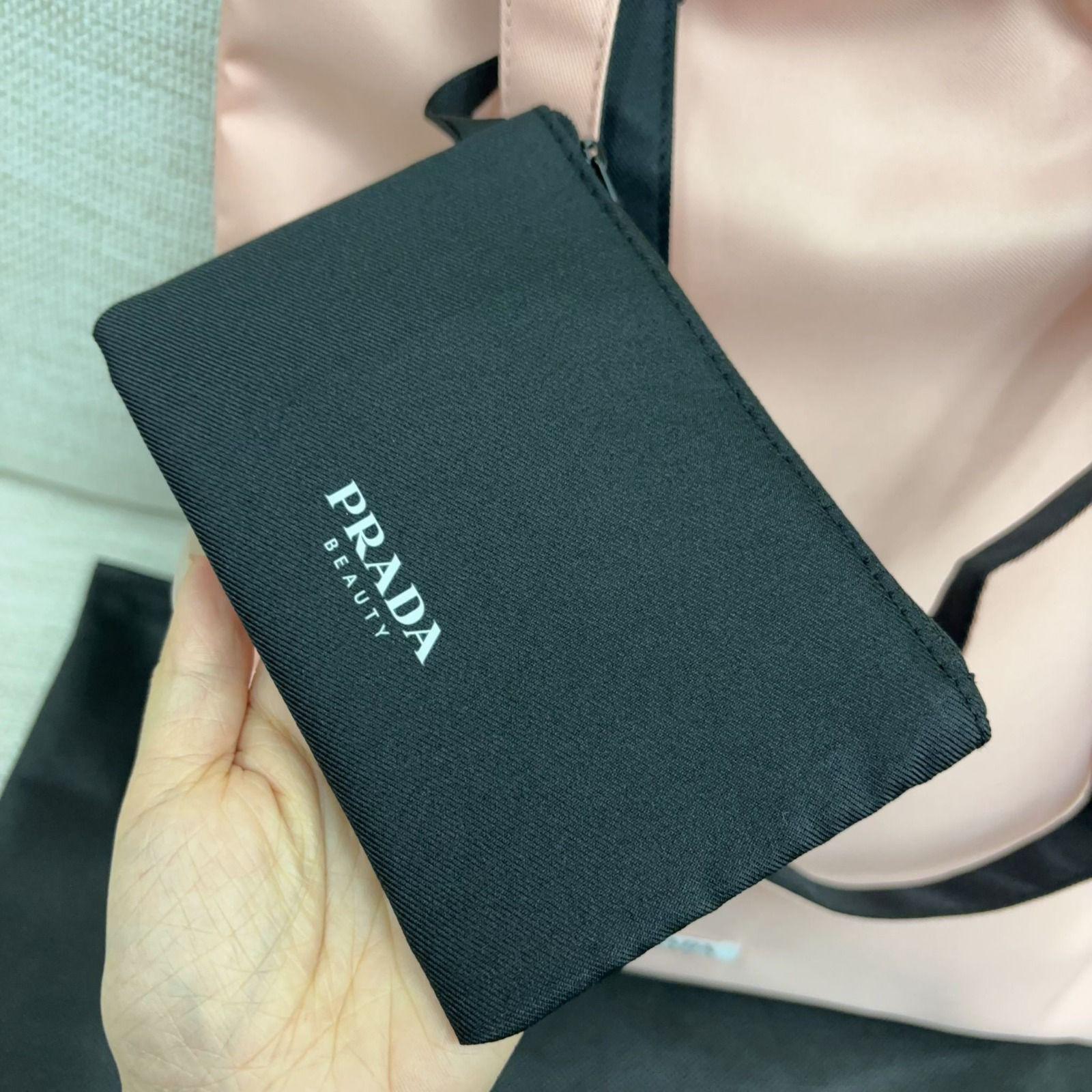 最新款🔥Prada Beauty珊瑚橙色厚身雙面 Tote bag 