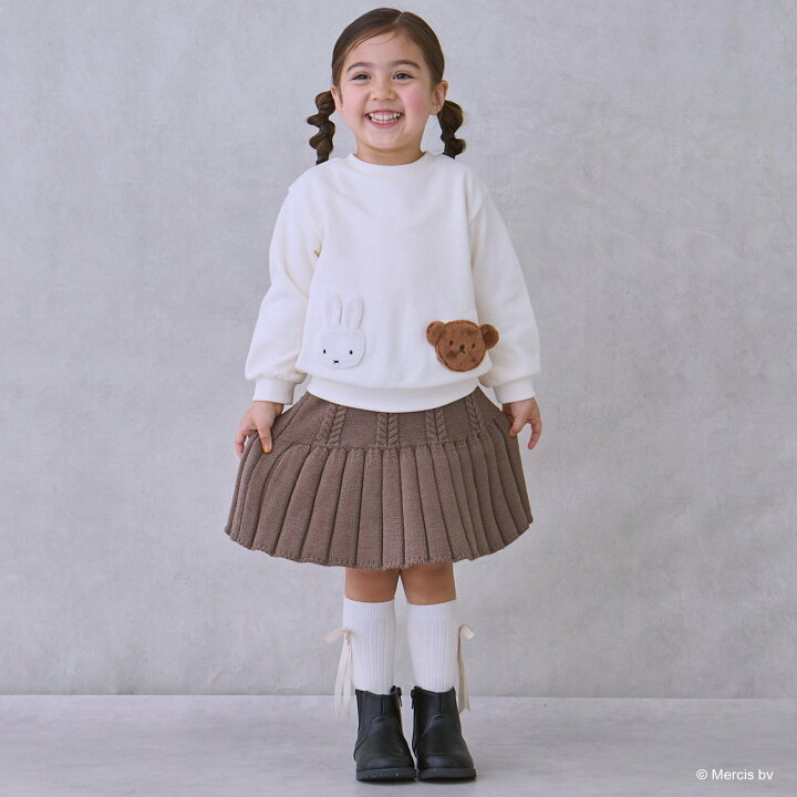 🇯🇵預訂 日本直送🇯🇵Petit Main x Miffy四色人物毛毛貼花衛衣