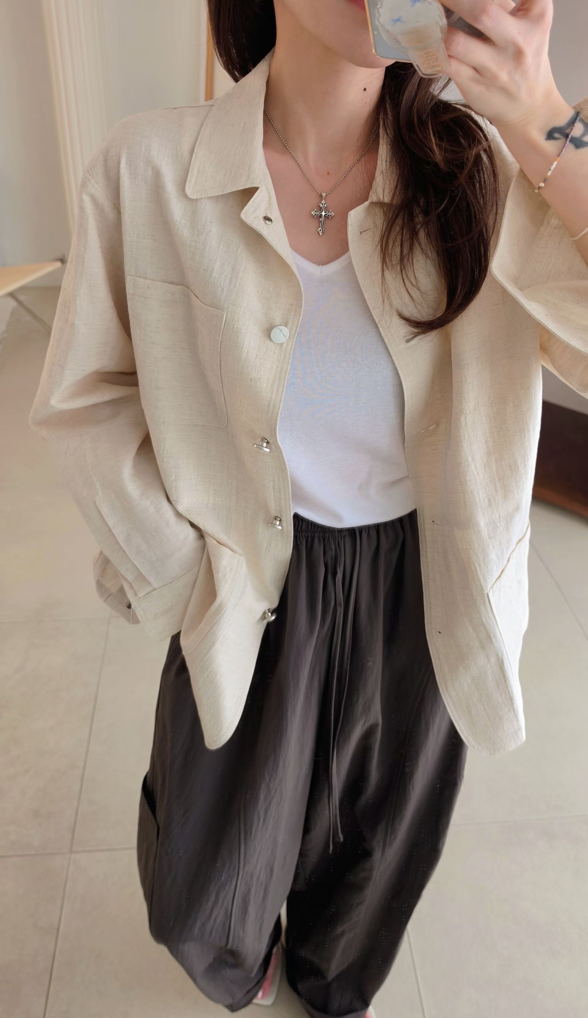 Linen blazer 