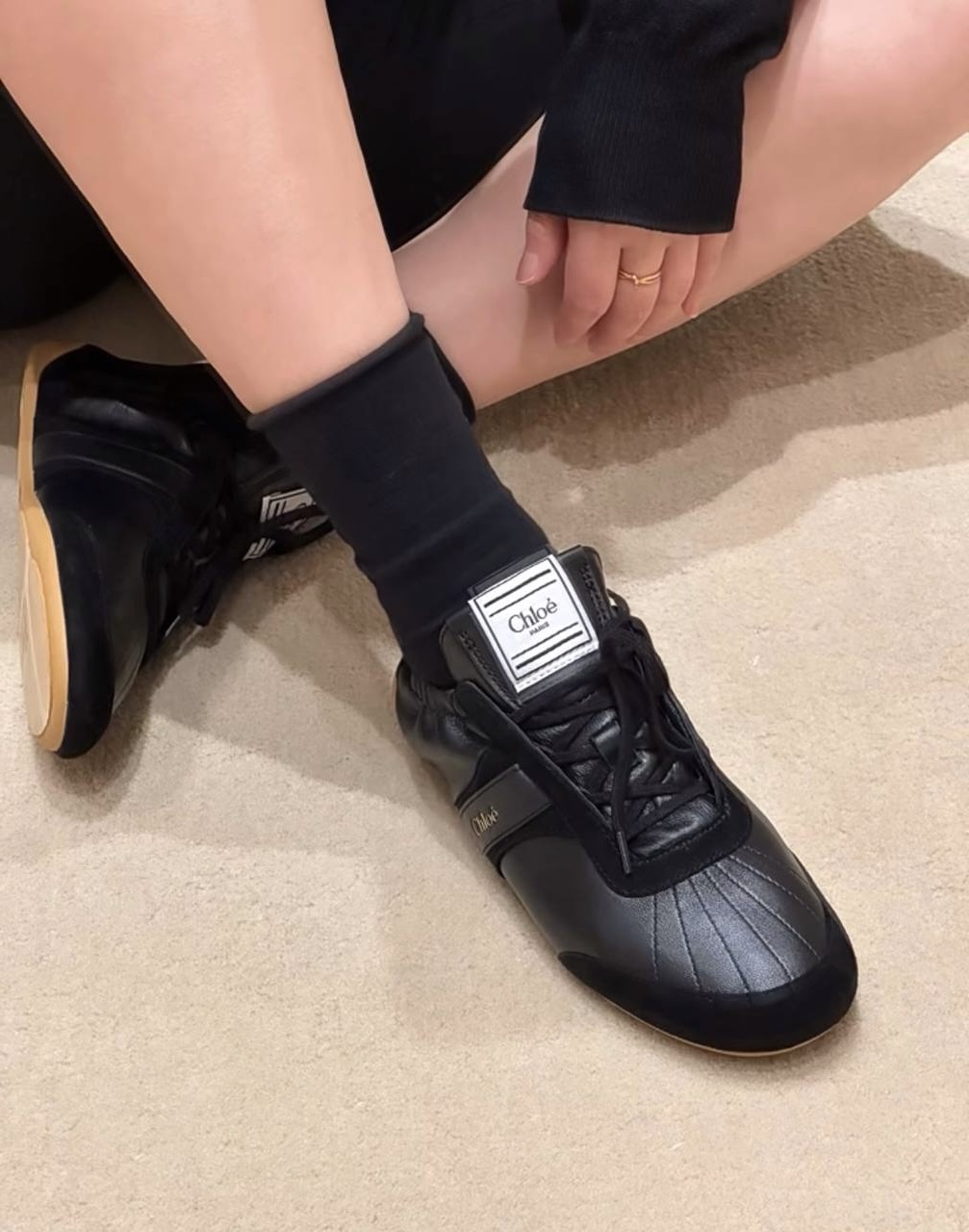折後✨新款🆕訂貨📮Chloe kick sneaker  Size 37/39 only