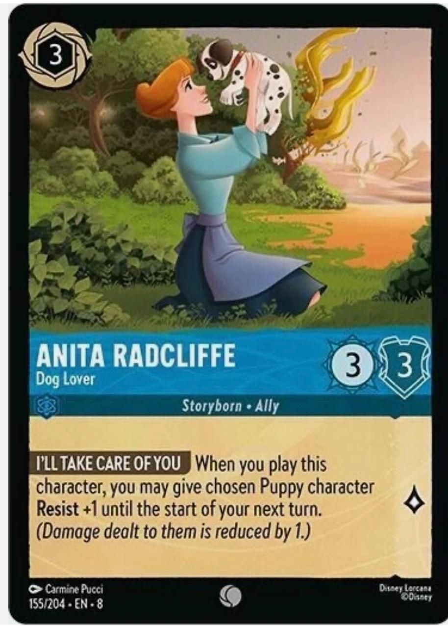 155/204 Anita Radcliffe - Dog Lover [Foil]