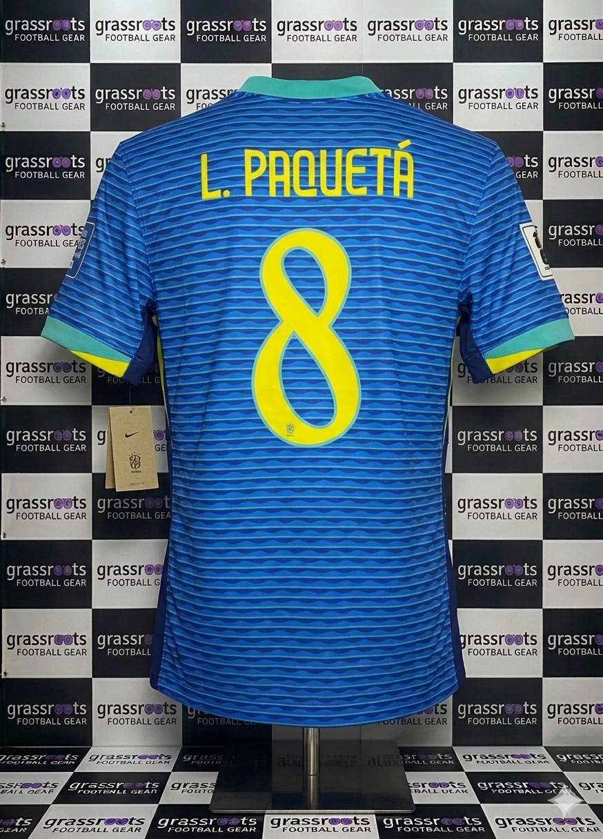2024 巴西 客 Size XL 原裝L.PAQUETA世界盃外圍賽Fullset 