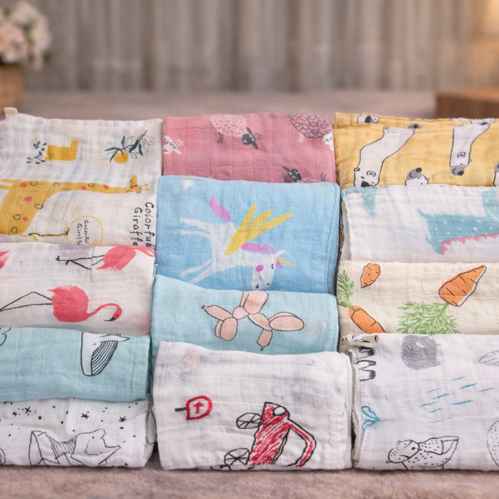 CHUBEES雙層紗巾 2-Layer Cotton Gauze Washcloth