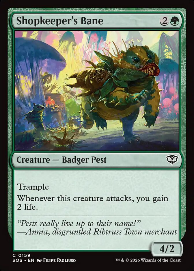 [EN] [Foil] Shopkeeper's Bane [SOS-159] C