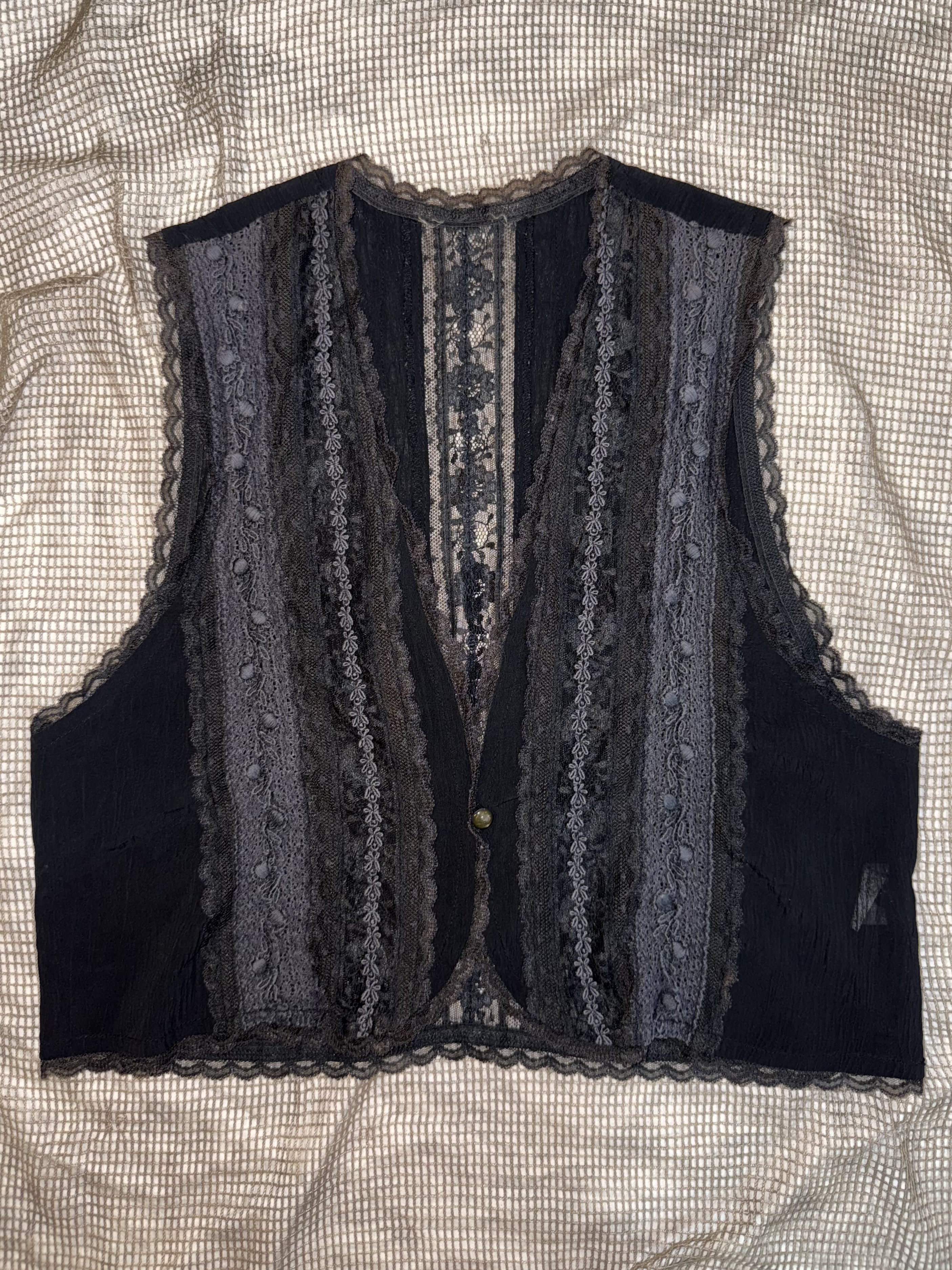 Vintage Lace Waistcoat