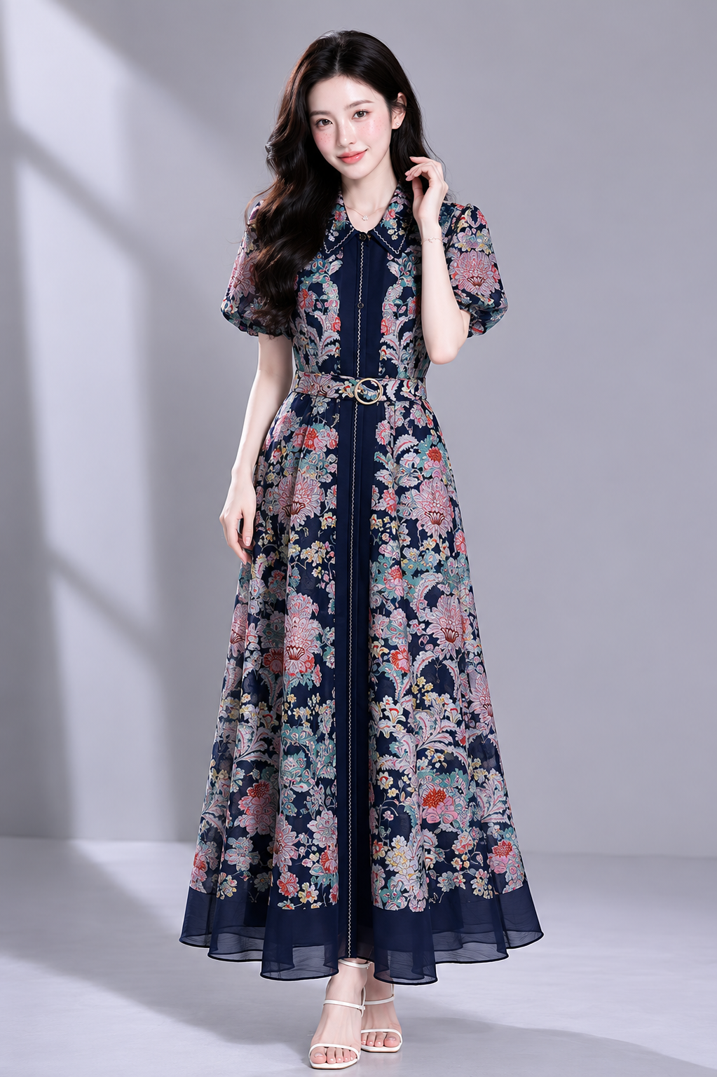 32911 Floréa Vintage Bloom Maxi Dress