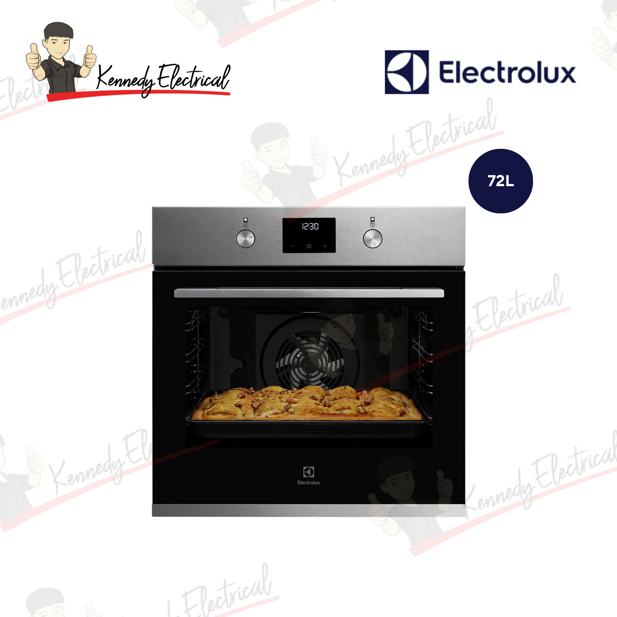 Electrolux 60cm UltimateTaste 500 SteamBake Built-in Oven (KOHGH00XA)