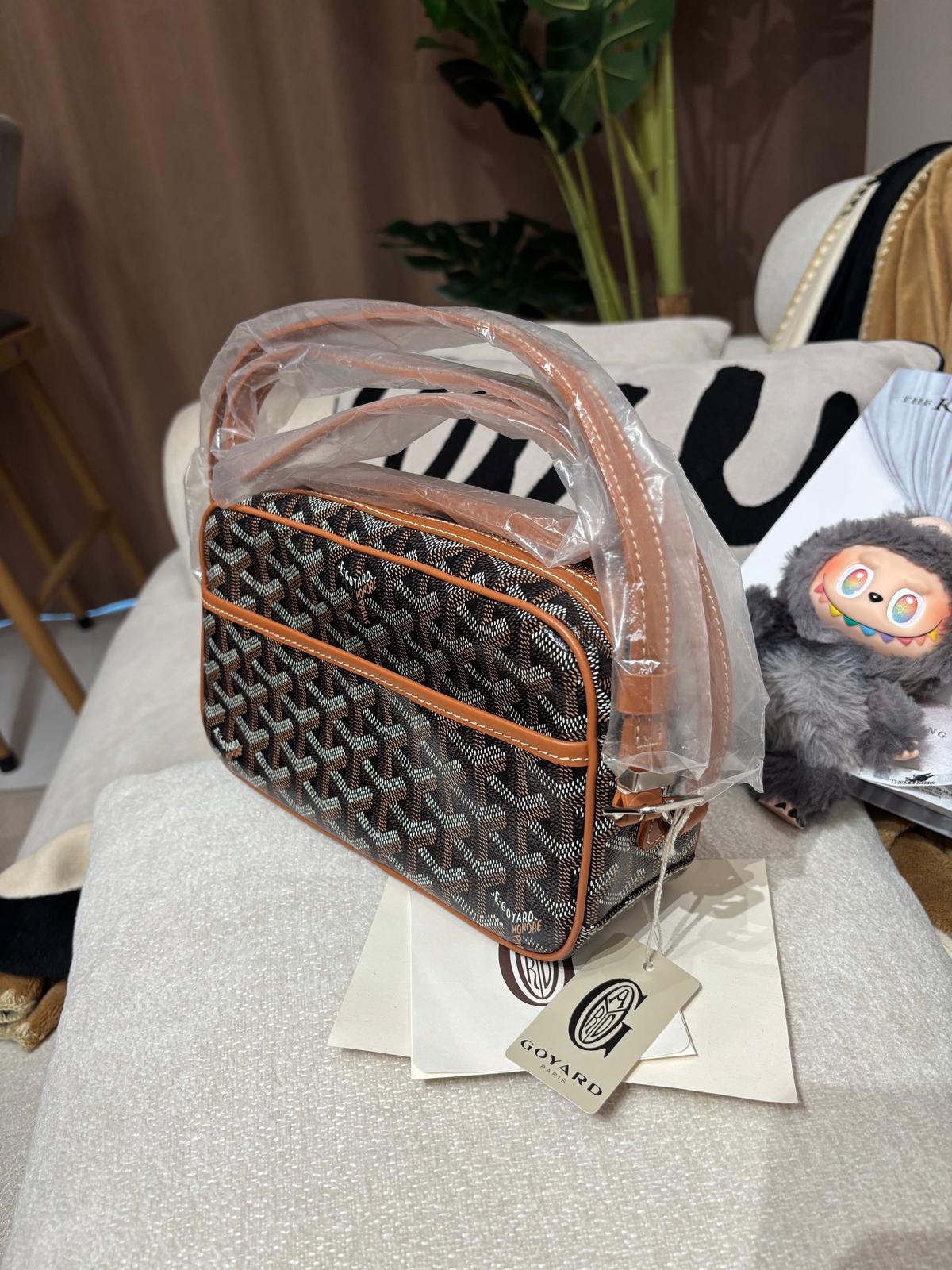 全新 Goyard cap vert pm bag tan 焦糖黑100%Authentic ,100%new 全新 ✅dust bag✅tap booklet 