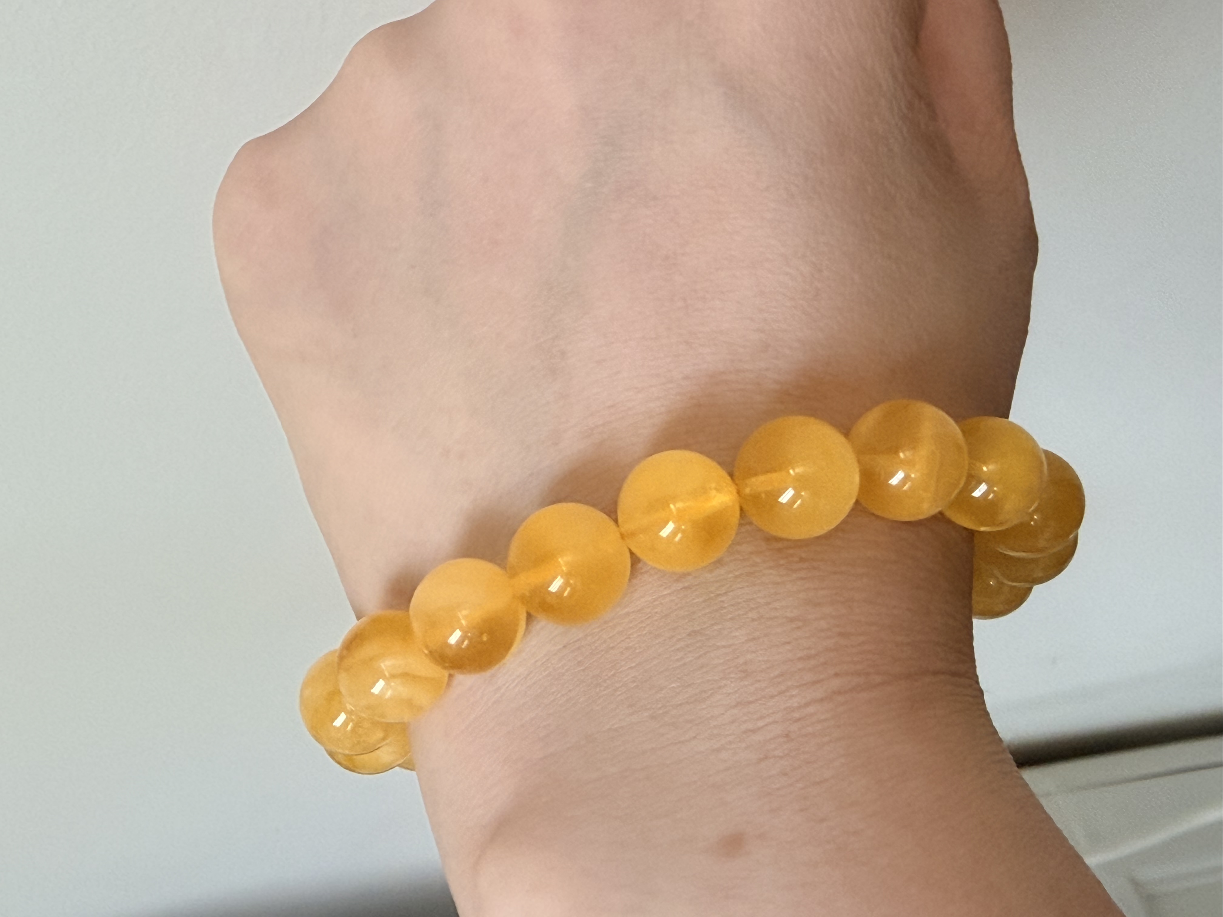 10mm 波羅的海蜜蠟（單圈）都穆法王+護法殿加持