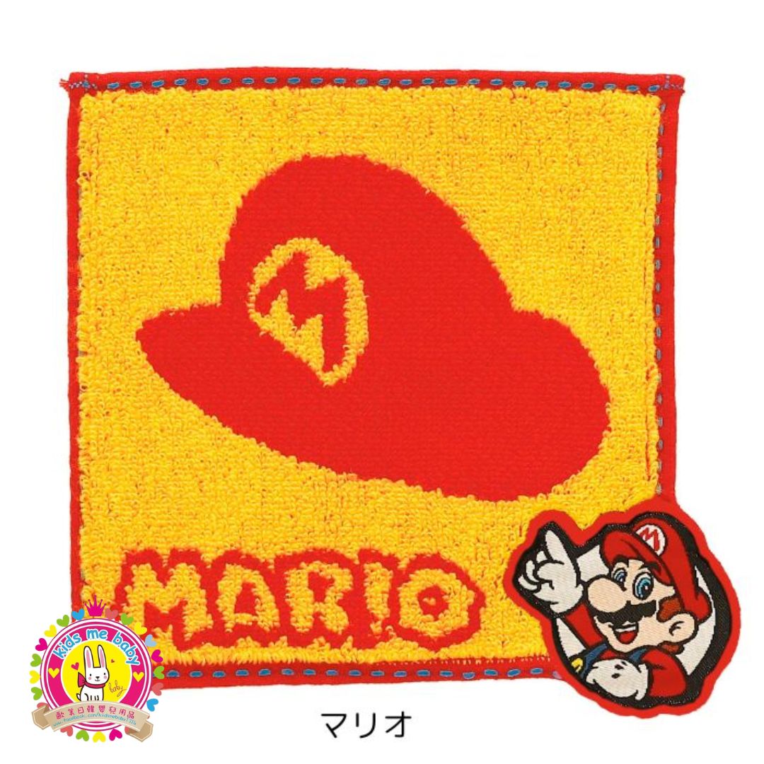 超級瑪利歐 Super Mario 100% 豆豆棉方巾 瑪利歐 Mario ⭐
