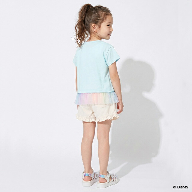 🆕【⭐訂購⭐】🇯🇵日本直送🌀#DisneyPrincess 彩虹薄紗下擺 短袖tee［4款選］🌀 [ELFA-0056][260705]