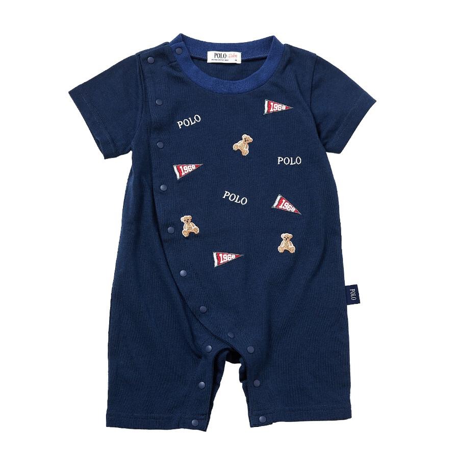 Polo Baby 熊仔印花連身衣 3色可選 70/80cm
