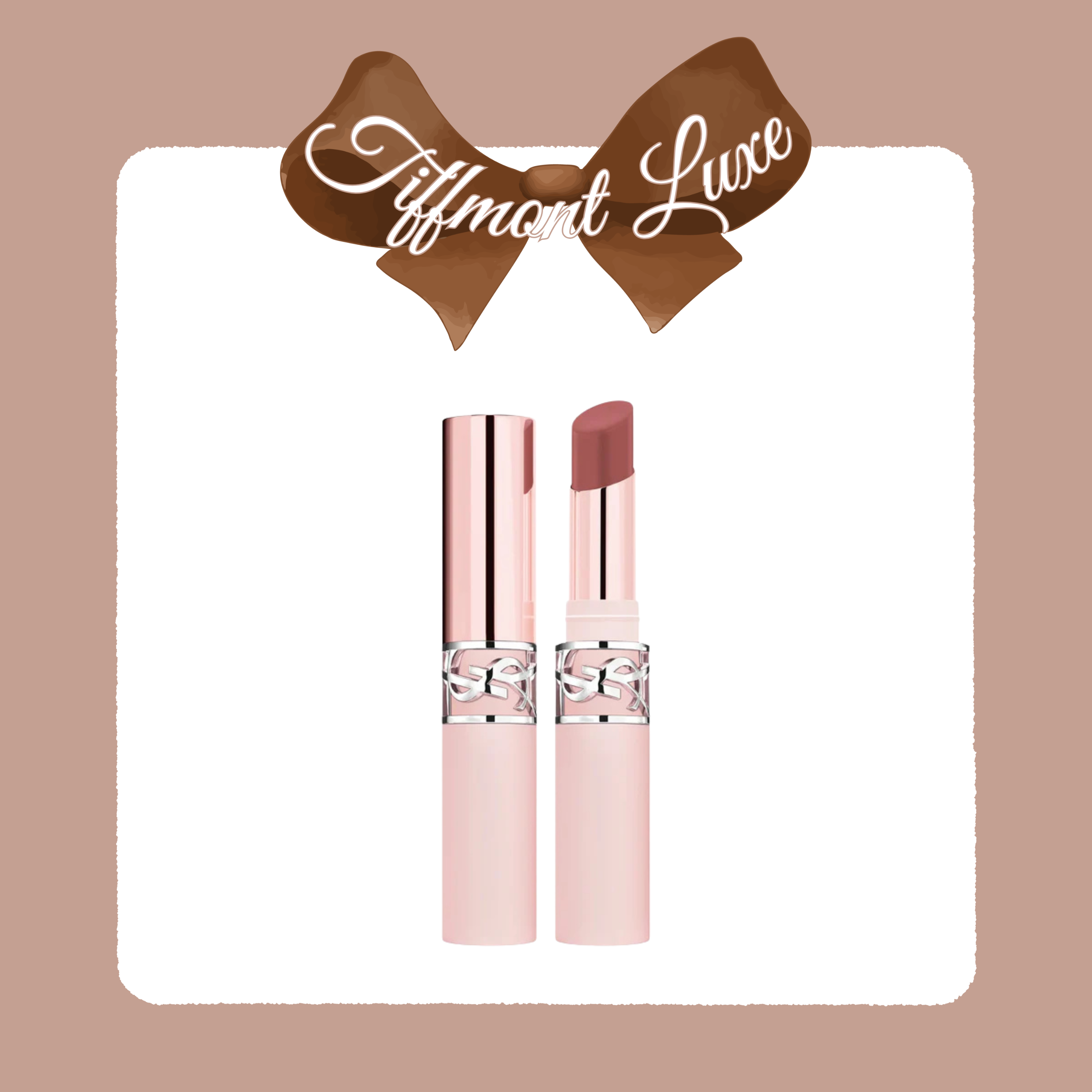 YSL 26年 情挑裸吻煙霧唇膏 粉細管