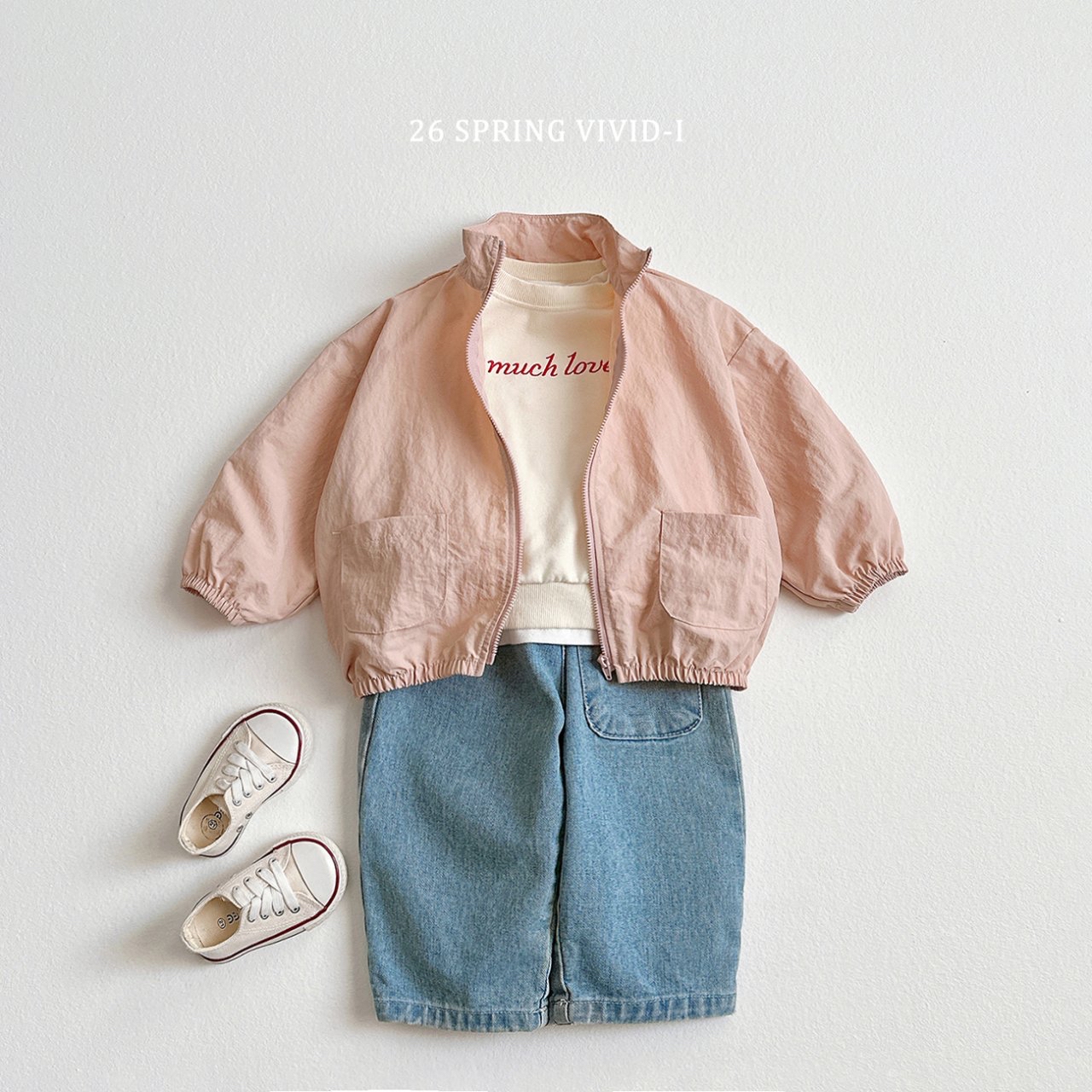 🌸預訂 韓國直送🌸🇰🇷VIVIDI三色so much love印花寬鬆衛衣