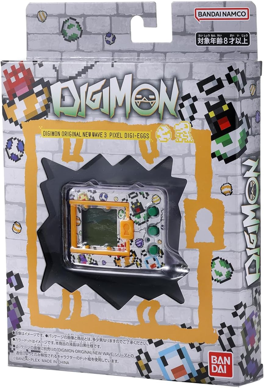 (預訂訂金 $100) (總價 $138) Bandai 數碼暴龍機 Digimon Original New Wave 3 (塗鴉加布獸 Graffiti Gabumon / 像素數碼蛋 Pixel Digiegg / 數碼進化加布獸 Digivolution Gabumon / 數碼迷彩 Digimon Camouflage) (行版) 