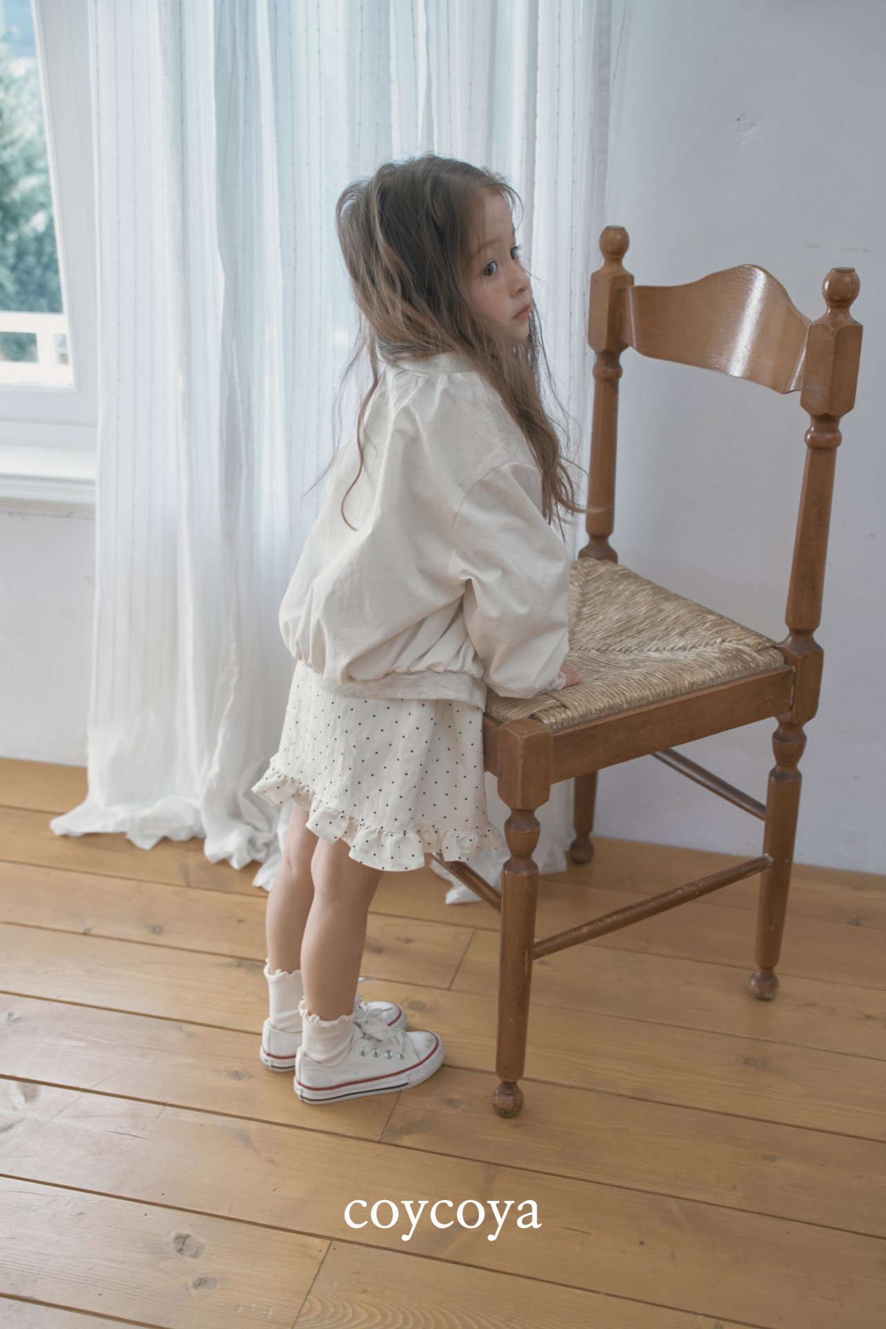 🌸預訂 韓國直送🌸🇰🇷COYCOYA兩色波點荷葉邊半身裙