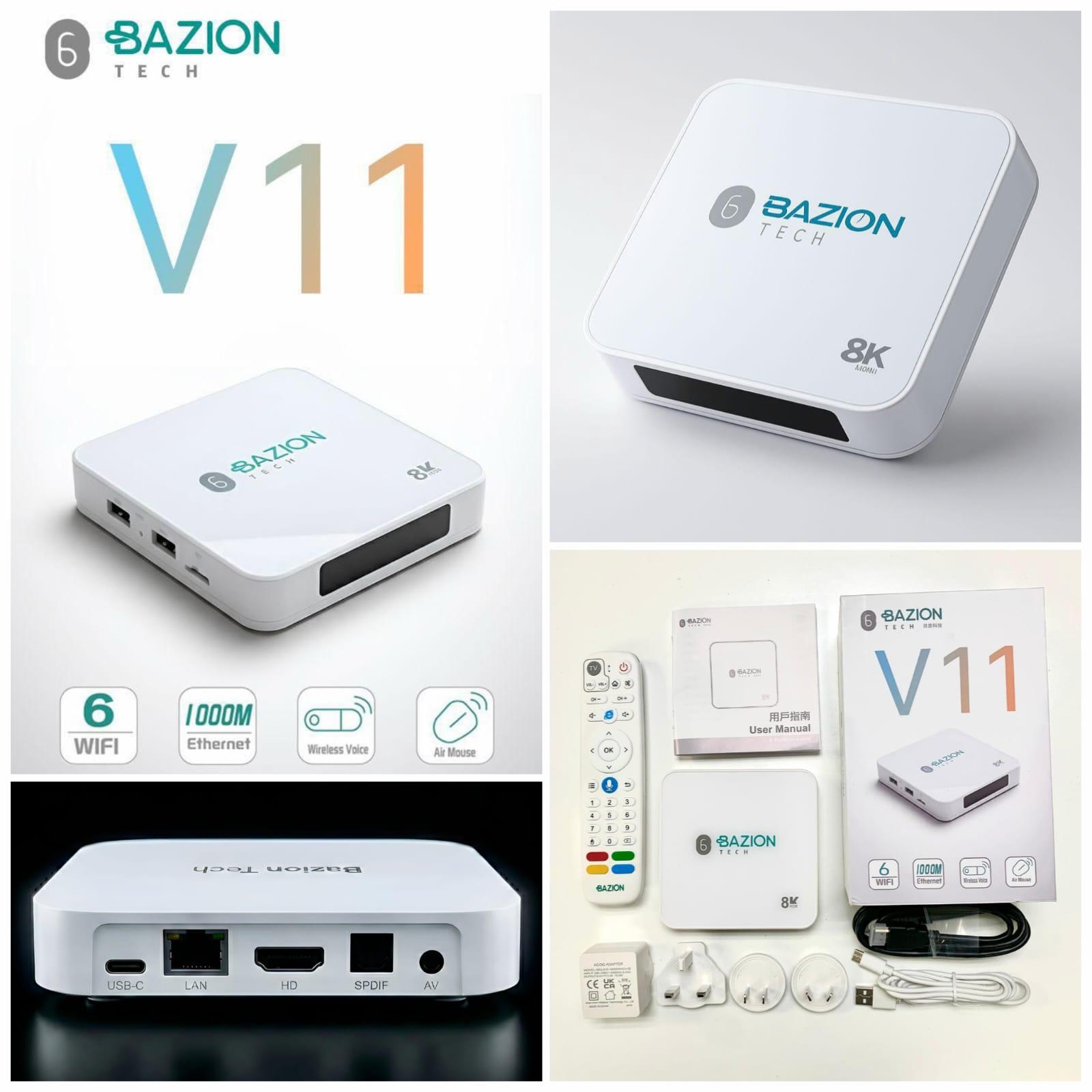 Bazion Hub V11 - Android AI智慧電視盒子