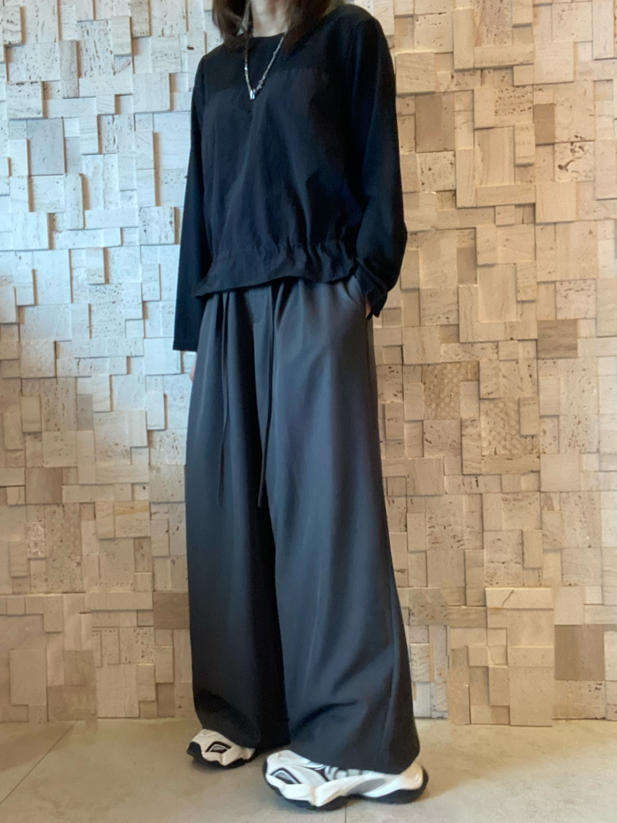 #2068 拼布束腰Top