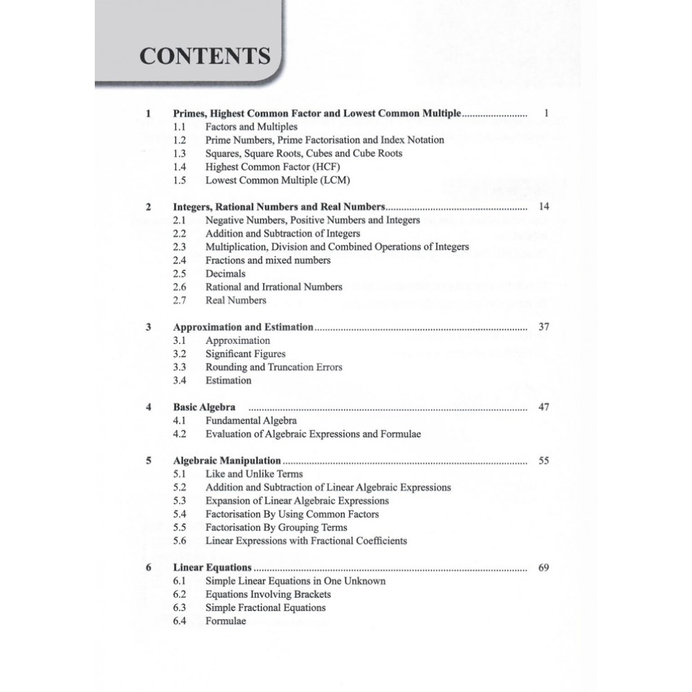 Secondary 1 (Express) Topical Maths (Third Ed)