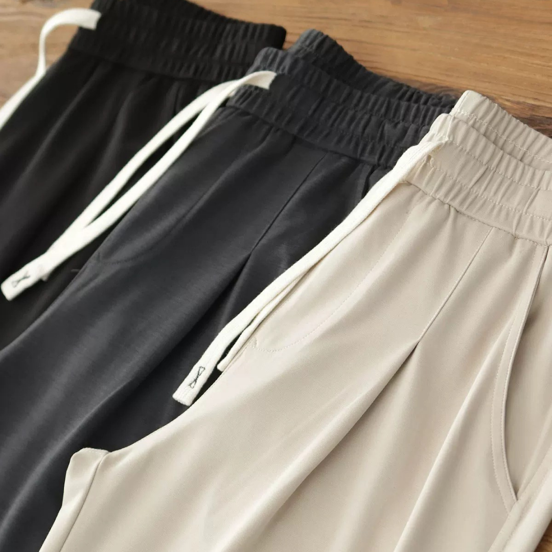 涼感慵懶休閒褲